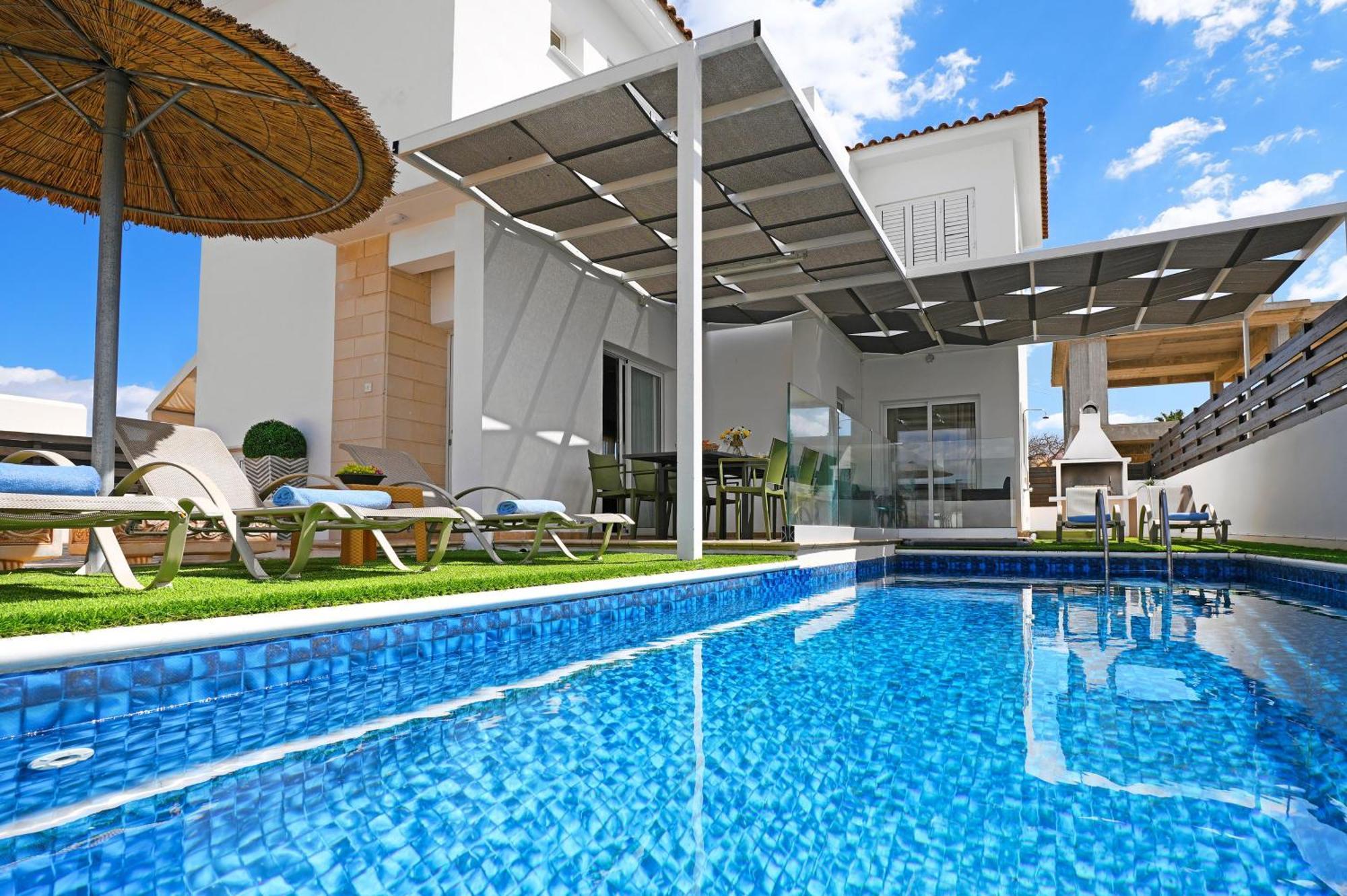 פרוטאראס Villa White Star - 100M From Serena Beach מראה חיצוני תמונה